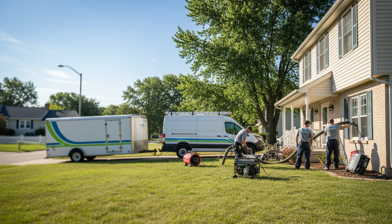 Flooded Basement Restoration And Cleanup With Repair in North Buena Vista, IA near me
